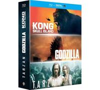 Kong : Skull Island + Godzilla + Tarzan - Blu-Ray + Copie Digitale
