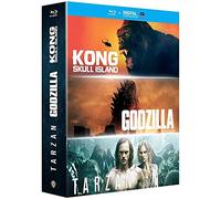 Kong : Skull Island / Godzilla / Tarzan – Blu-ray – Coffret avec copie digitale – Warner Bros.