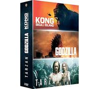 Kong : Skull Island + Godzilla + Tarzan – Coffret DVD – Warner Bros.