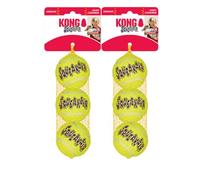 KONG Squeakair Lot de 2 balles de tennis pour chiens de taille moyenne