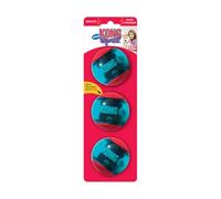 KONG - Squeezz Action Ball Red - Jouet couineur à rapporter Multi-Texture - pour Chien Taille Moyenne
