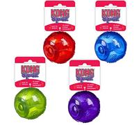 Kong Squeezz Lot de 2 Boules pour Chien Couleurs Assorties