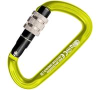 Kong. Trapper Screw Sleeve. Mousqueton d'escalade en Aluminium avec Douille à vis. Système de Verrouillage Anti-accrochage. Conforme aux Normes en 12275/B et en 362/B. Poids : 85g.