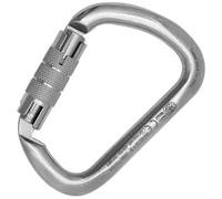 Kong Italy Stainless Steel Twist Lock Carabiner Argenté