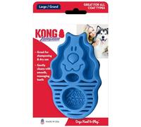 KONG - ZoomGroom - Brosse de toilettage - pour Chien Grande Taille (Bleu)