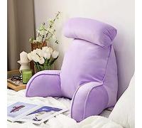 Kongdson Coussin de lecture pour fauteuil de bureau à domicile, canapé, lit, coussin de soutien dorsal avec accoudoirs soutien du cou pour lire, jouer, se détendre ou regarder la télévision, traversin