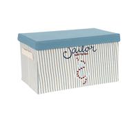 Konges Sløjd boîte de rangement avec couvercle rayé motif maritime grande