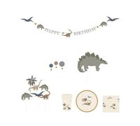 Konges Slojd - Kit d accessoire de fête d anniversaire - Dino