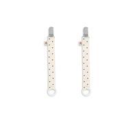 Konges Slojd - Lot de 2 attache-sucettes - A Pois