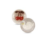Konges Slojd - Lot de 2 balles rebondissantes Cerise et Cygne