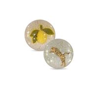 Konges Slojd - Lot de 2 balles rebondissantes Citron et Tigre