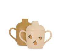 Konges Slojd - Lot de 2 tasses à bec Citron