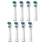 KongKay Brossettes de Rechange, 8 Têtes Compatibles Avec les Oralb double clean Brosses à Dents Électriques, Têtes doubles pour un meilleur nettoyage