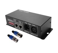 KONGMM Contrôleur DMX, 3CH DC12-24V RGBW DMX 512 Decoder LED Controller RGB LED DMX512 Decoder, DMX512-3CH