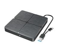 KONGMM Lecteur DVD Lecteur DVD Blu-Ray Externe USB 3.0 Lecteur CD DVD Portable Lecteur graveur for Ordinateur Portable