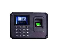 KONGMM Pointeuse horaire Personnel, Horloge Intelligente Horloge biométrique Digital d'empreinte Digitale Punch Punch à l'horloge for Les employés de l'horloge d'entrée et de Sortie