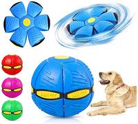 KONGNY Balle soucoupe volante étrange pour chien, jouet pour chien, jouet pour animal de compagnie, balle ovni pour chien grande et petite balle de phlat pour chien, frisbee Scooby Doo (bleu)
