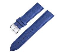 KONGNY Montre Bracelet Ceinture Femmes Bracelets De Montre Bracelet En Cuir Véritable Bracelet De Montre 10-24Mm, Bleu, 10mm