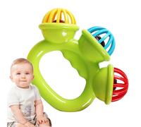 Kongou Jouet de Dentition hochet, hochet pour Nouveau-né - Jouet de Clochette Portable, hochet Musical | éducatifs Montessori, Cloches à Main, sensoriels multifonctionnels