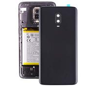 KONGXIPANSPARE Tout Neuf Cache Batterie d'origine avec Objectif d'appareil Photo for OnePlus 6T (Couleur : Jet Black)