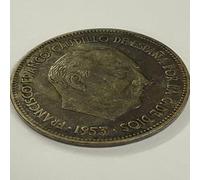 KONGZIZZW Espagne Franco 1953 Pièce commémorative Ancienne en plaqué Argent Artisanat - Argent - 36mm