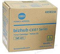 Konica Minolta Bizhub A95W250 C3351 Toner Jaune 12,000 Pages TNP49Y