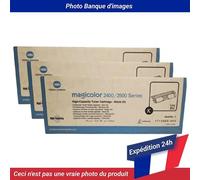 Konica Minolta Magicolor 2400 Toner Ctg Black High Yield (type Eu) Pack Of 3