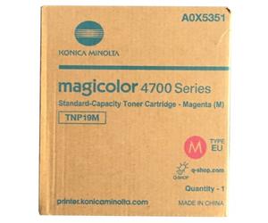 KONICA MINOLTA TNP19 TNP-19M MAGENTA TONER - 4000 PAGES POUR MAGICOLOR 4750DN