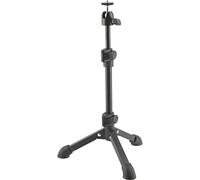 K & M Trépied de table 19782 pour appareil photo – Acier noir, Rotation 360°, Inclinaison 90°