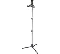 K & M – Pied pour tablette PC 19798 – Pivotant 90° Trépied stable Extensible Noir