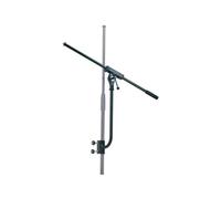 K & M Bras de microphone 240/1 – 60,5 cm, acier, raccord fileté 3/8" – Noir