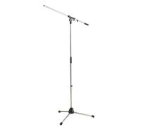 K&M 210/2 pied de micro réglable en acier nickel