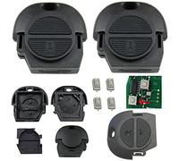 KONIKON Kit de réparation de e voiture de remplacement 2 pièces avec 2 boutons + 4 boutons poussoirs pour Nissan Almera II Micra II Navara Primera P11 Terrano II X-Trail T30