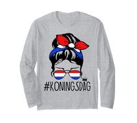 Koningsdag Drapeau néerlandais Mignon Fille Maman Kings Day Manche Longue