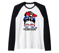 Koningsdag Pays-Bas Messy Bun Kingsday Dutch Kings Day Manche Raglan