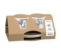 Konitz Lot de 2 expresso dans un coffret cadeau Amazing Anime Girafe & éléphant