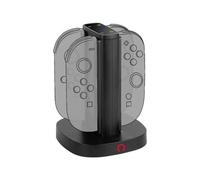 Konix Interactive Station de recharge manettes Switch 2 paires Joy-Con LED USB-A Noir