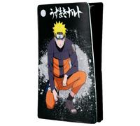 Konix Naruto Shippuden Façade de Protection pour Console PS5 Slim - Silicone - Antichoc - Anti-Rayures - Motif Naruto - Noir