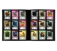 Konix Classeur 360 cartes à collectionner - 9 pochettes 63 x 88 mm par page - Compatible Magic The Gathering, Pokémon, Yu-Gi-Oh! - Noir