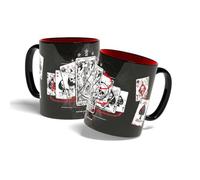 Konix Alchemy Mug - Tasse en céramique - 320 ml - Motif Tarot - Noir et rouge