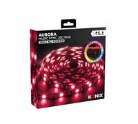 Konix Bande lumineuse gaming LED Aurora 10 m - 16 couleurs - Synchronisation musicale - Flexibilité 180° - Revêtement autocollant - Prise secteur