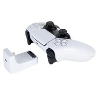 Konix Batterie externe pour manette DualSense PS5 - Indicateur de charge LED - 10 modes d'éclairage RVB - Noir