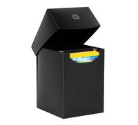 Konix Boîte de rangement TCG Deckbox jeux de cartes à collectionner - Format 63 x 88 mm - Compatible Lorcana, Magic The Gathering, Pokémon - Noir