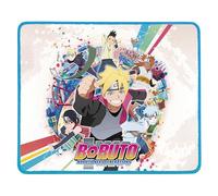 Konix - Tapis de souris gaming Boruto Naruto - 32x27 cm - Base antidérapante - Motif Konoha