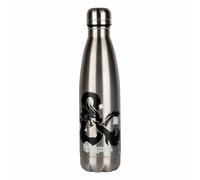 Konix Bouteille Thermos Donjons et Dragons - Acier inoxydable - 500 ml - Logo-Design argenté