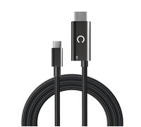 Konix Câble Dock-Free USB-C vers HDMI pour console Nintendo Switch 2 - Compatible 4k - Noir