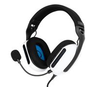 Konix Casque Gaming Filaire Skylite ultraléger 218 g PS5 - Haut-parleurs 40 mm - Microphone détachable - Câble 1,5 m - Jack 3,5 mm - Noir et Blanc