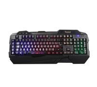 Konix Drakkar Clavier Filaire à Membrane Midgard Evo AZERTY pour Bureau PC Gaming - 12 Touches multimédia - Rétroéclairage Arc-en-Ciel