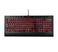 Konix Drakkar Clavier Gaming Filaire Semi-mécanique Niflheim AZERTY - Anti-ghosting 19 Touches - Câble 1,6 m - Noir