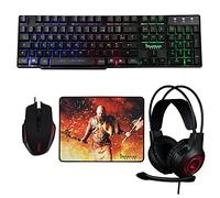 Konix Drakkar Pack d'accessoires Gaming Rogue pour PC - Casque - Clavier AZERTY 105 Touches - Souris - Tapis de Souris Viking